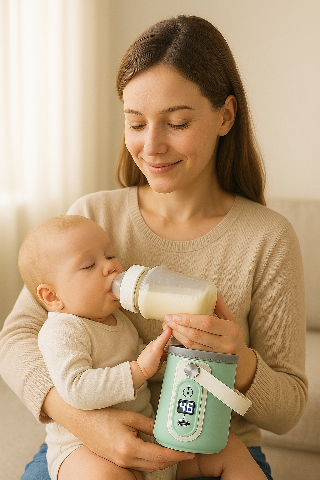 Portable Baby Bottle Warmer - USB Rechargeable; Free Shipping