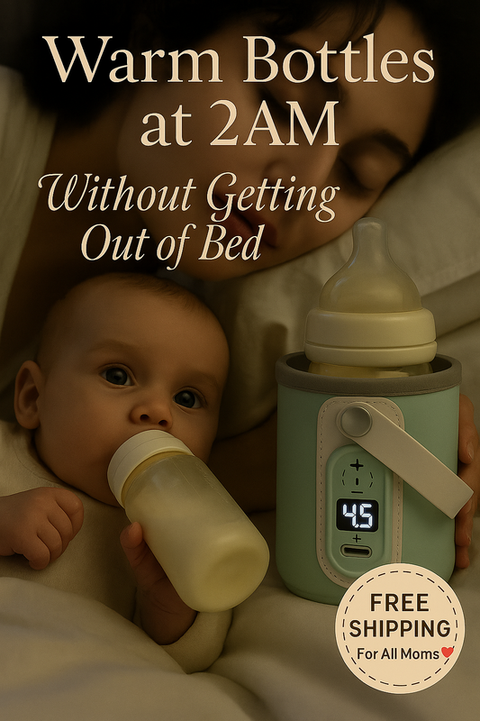 Portable Baby Bottle Warmer - USB Rechargeable; Free Shipping